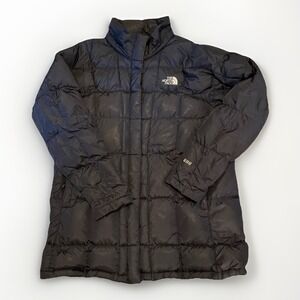 The North Face 600 Puffer Jacket Womens Size XL Black Goose Down Insulated Coat